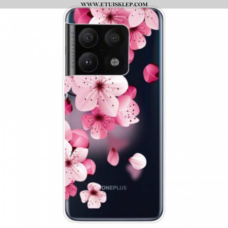 Futerały do OnePlus 10 Pro 5G Czysty Różowy Kwiat